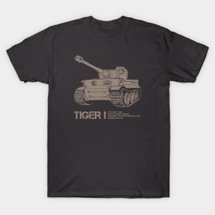 Tiger 1 | World War 2 Tank T-Shirt